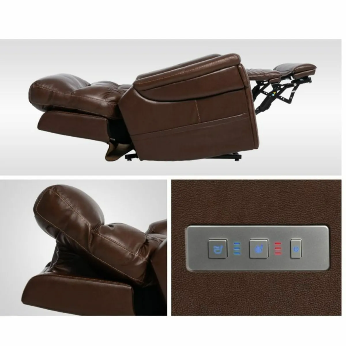 Rise Recliner Chair with Heat and Massage - Image 4