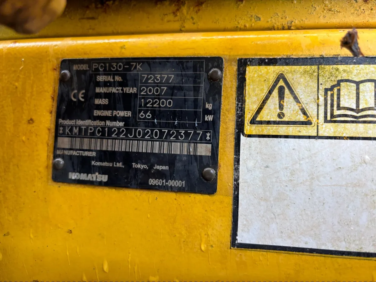 2007,KOMATSU PC 130 - 7K - Image 3