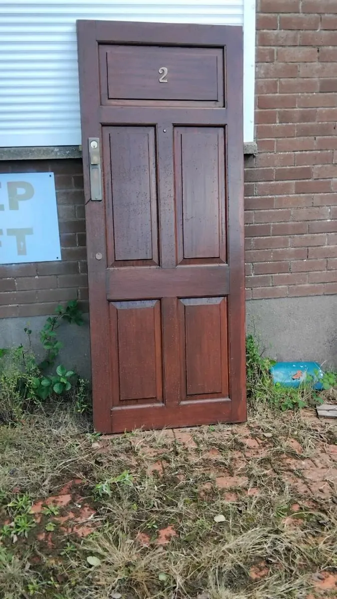 Teak door - Image 1