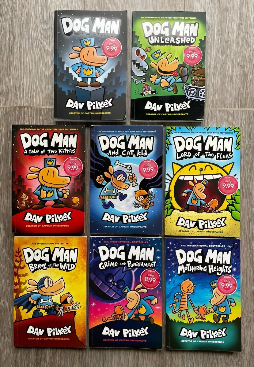 Full Set of 13 Dog Man Books - 5 Hardback - Ex - Image 3