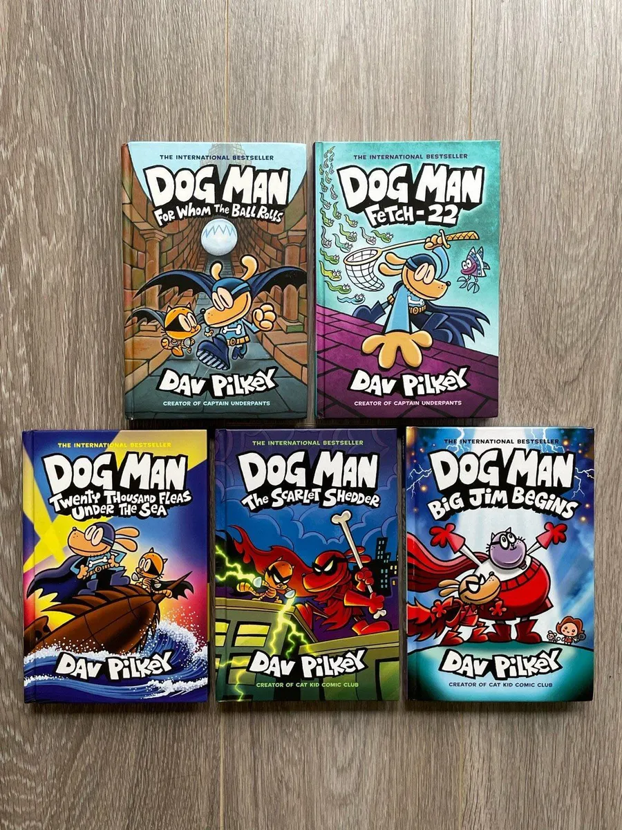 Full Set of 13 Dog Man Books - 5 Hardback - Ex - Image 4
