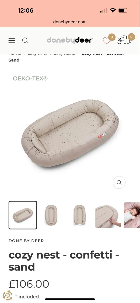 Baby sleep pod nest - Image 1