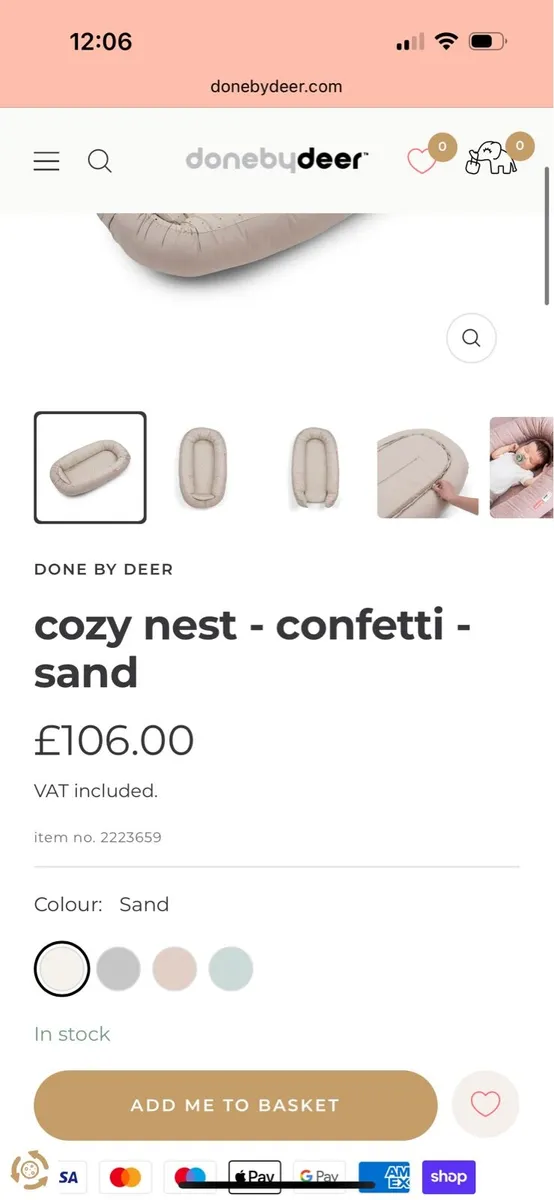Baby sleep pod nest - Image 2