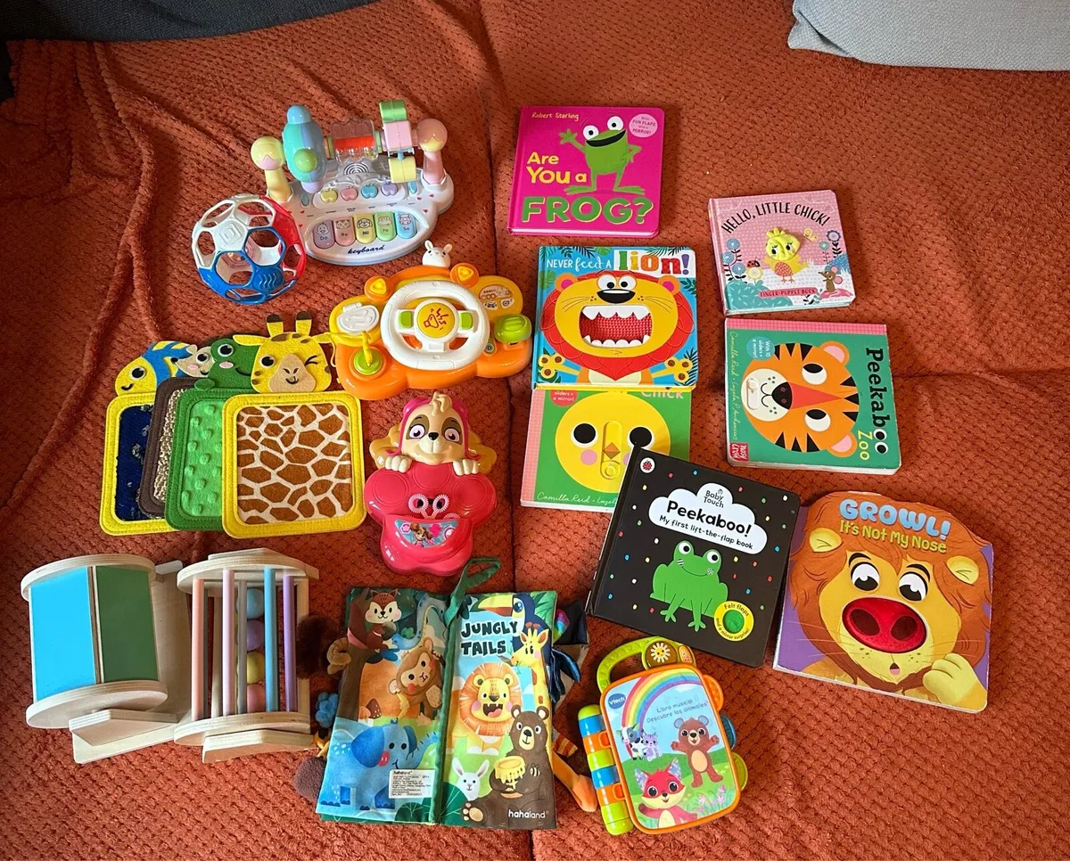 Baby toys and books