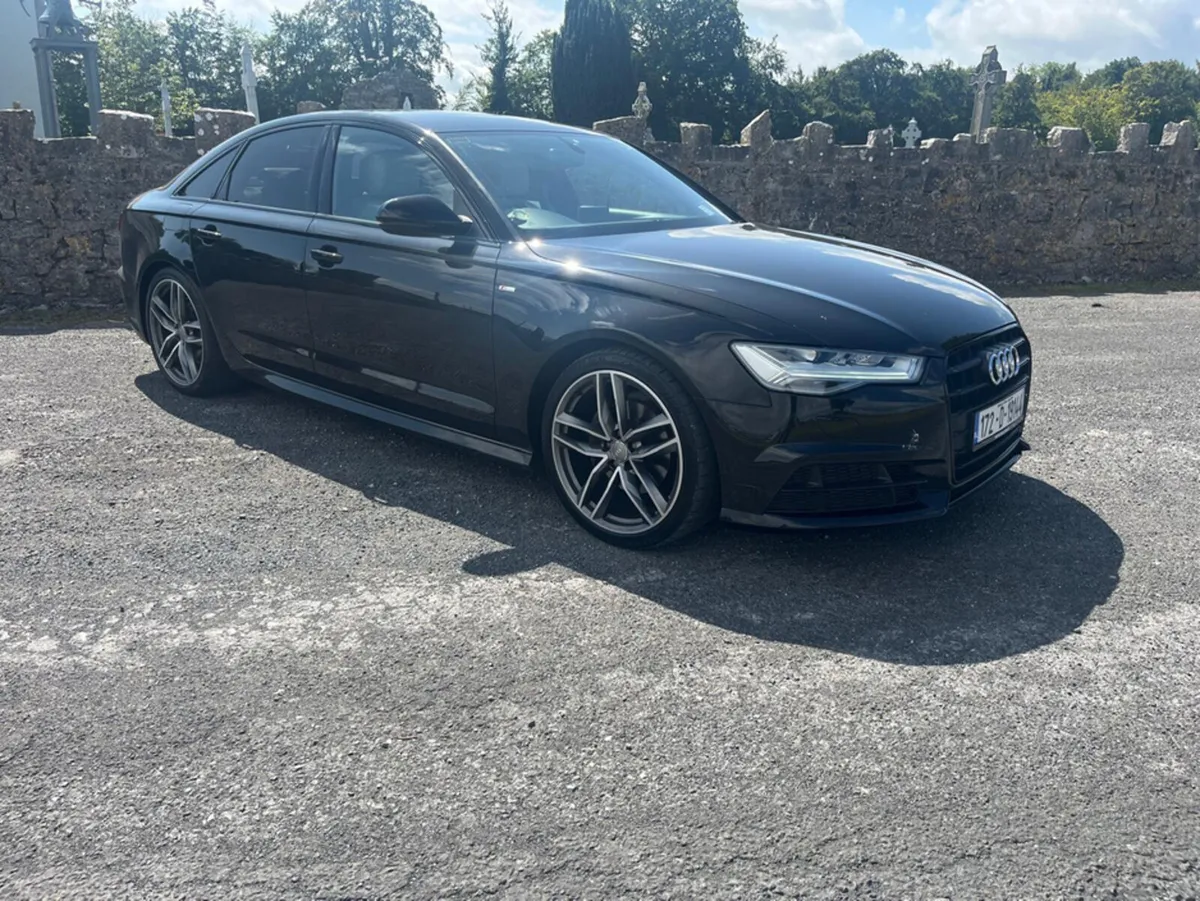 Audi A6 S-LINE 2.0 TDI 190 S-TRONIC 4DR AUTO BLACK - Image 1