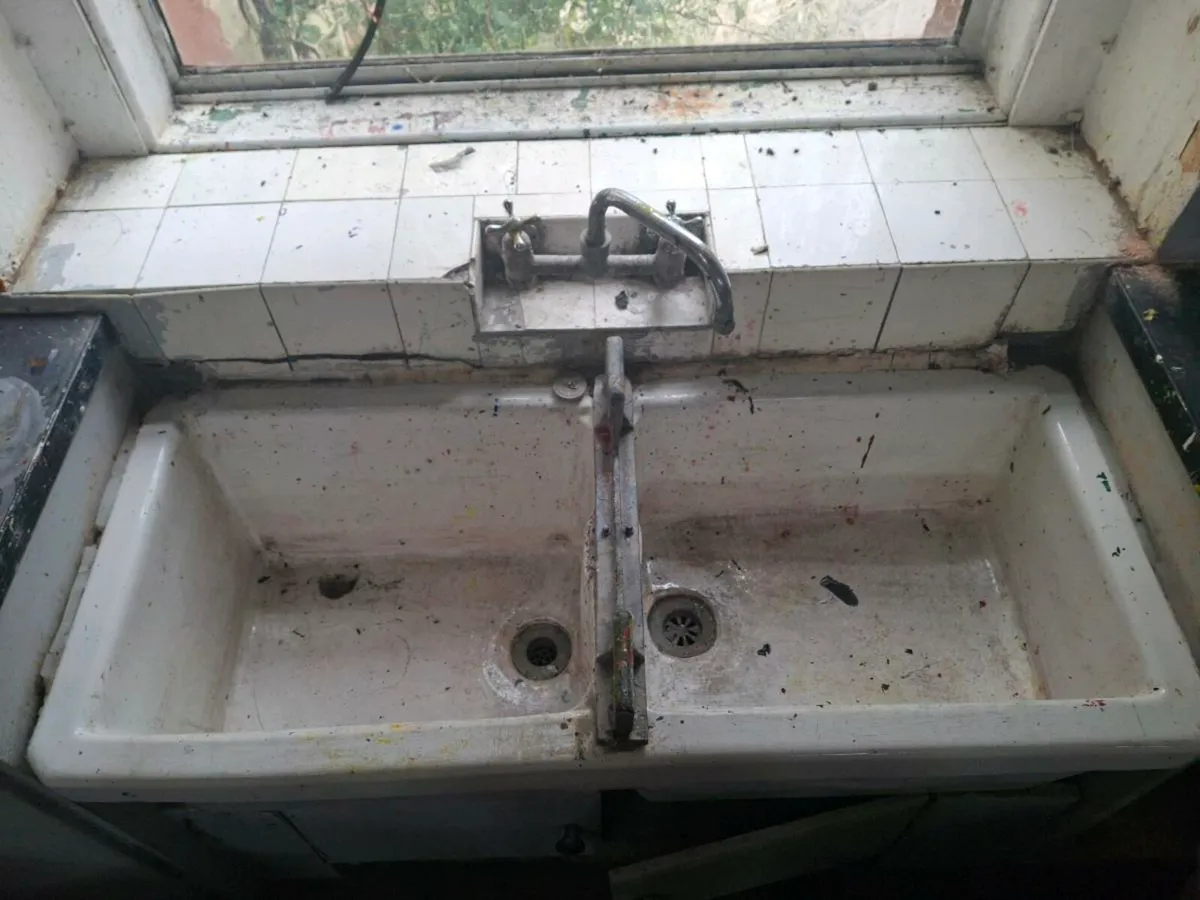 Vintage double belfast sink - Image 1
