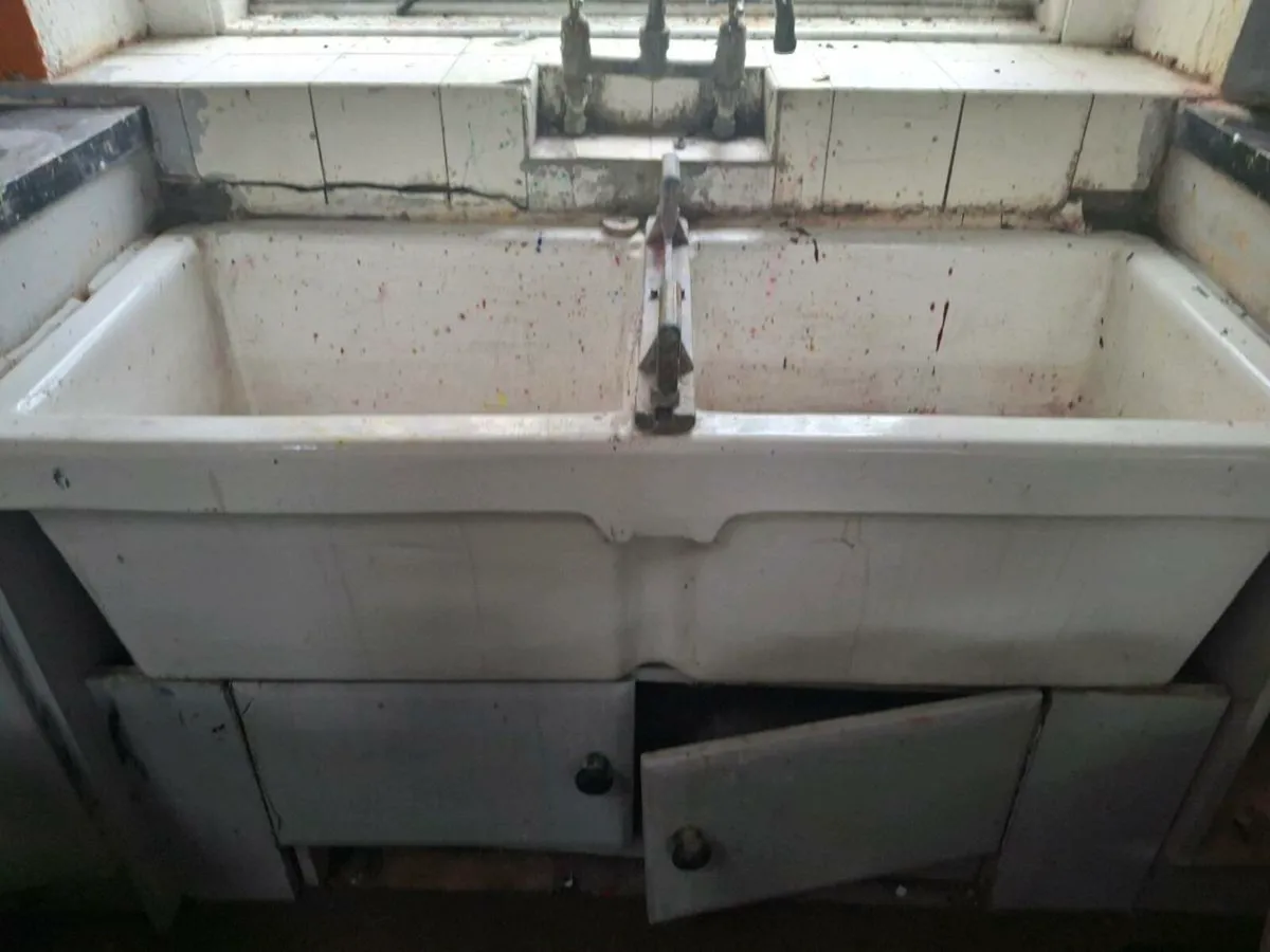 Vintage double belfast sink - Image 2