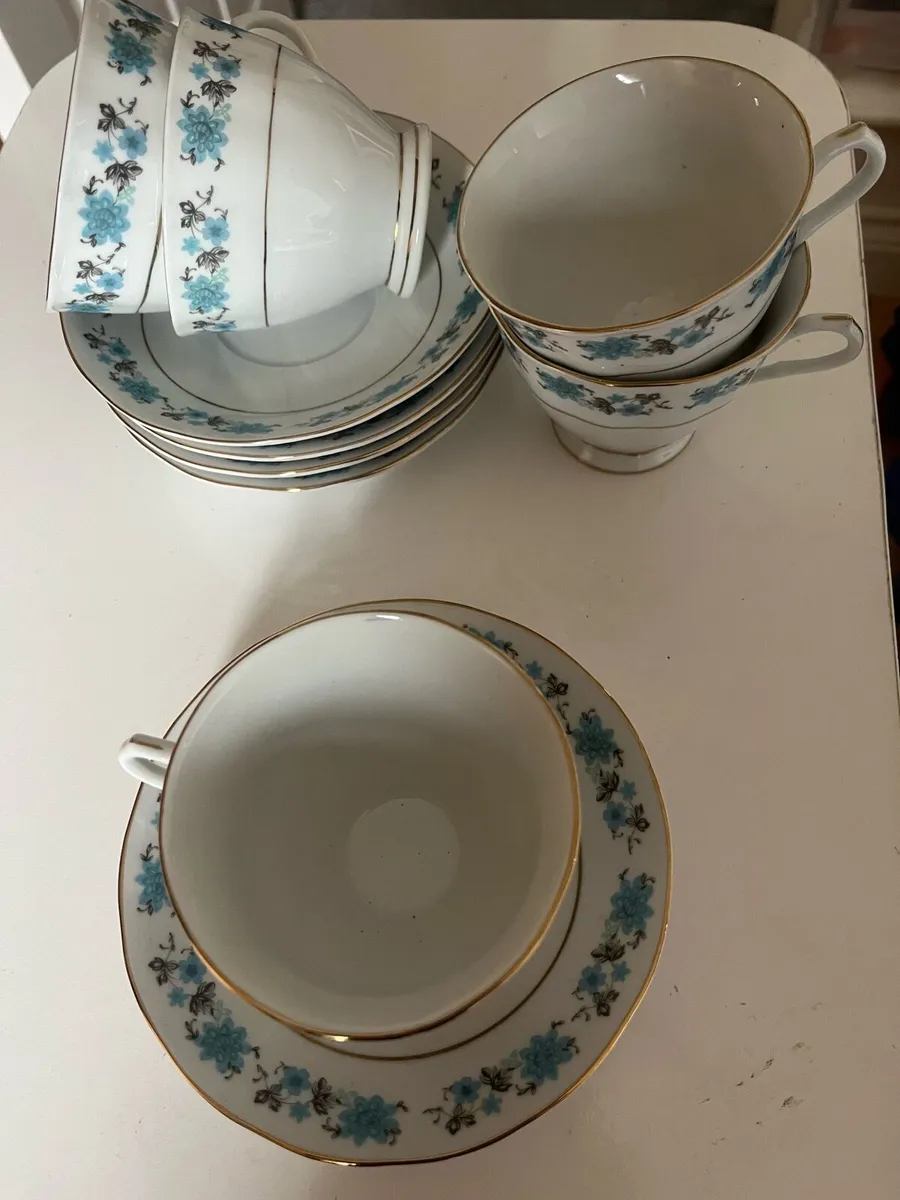 Vintage Cups & Saucers - Image 1