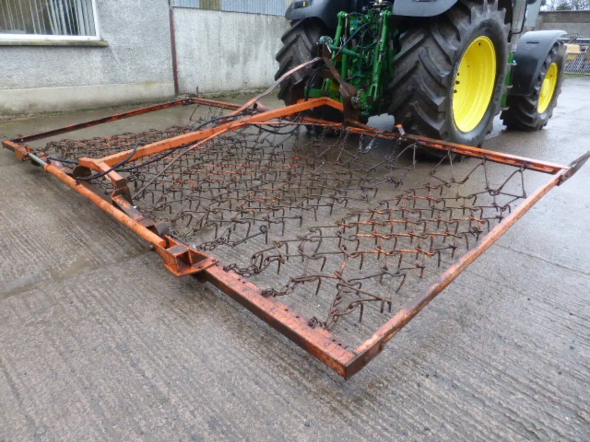 16FT Mounted Chain Harrow Hydraulic Folding - Image 1