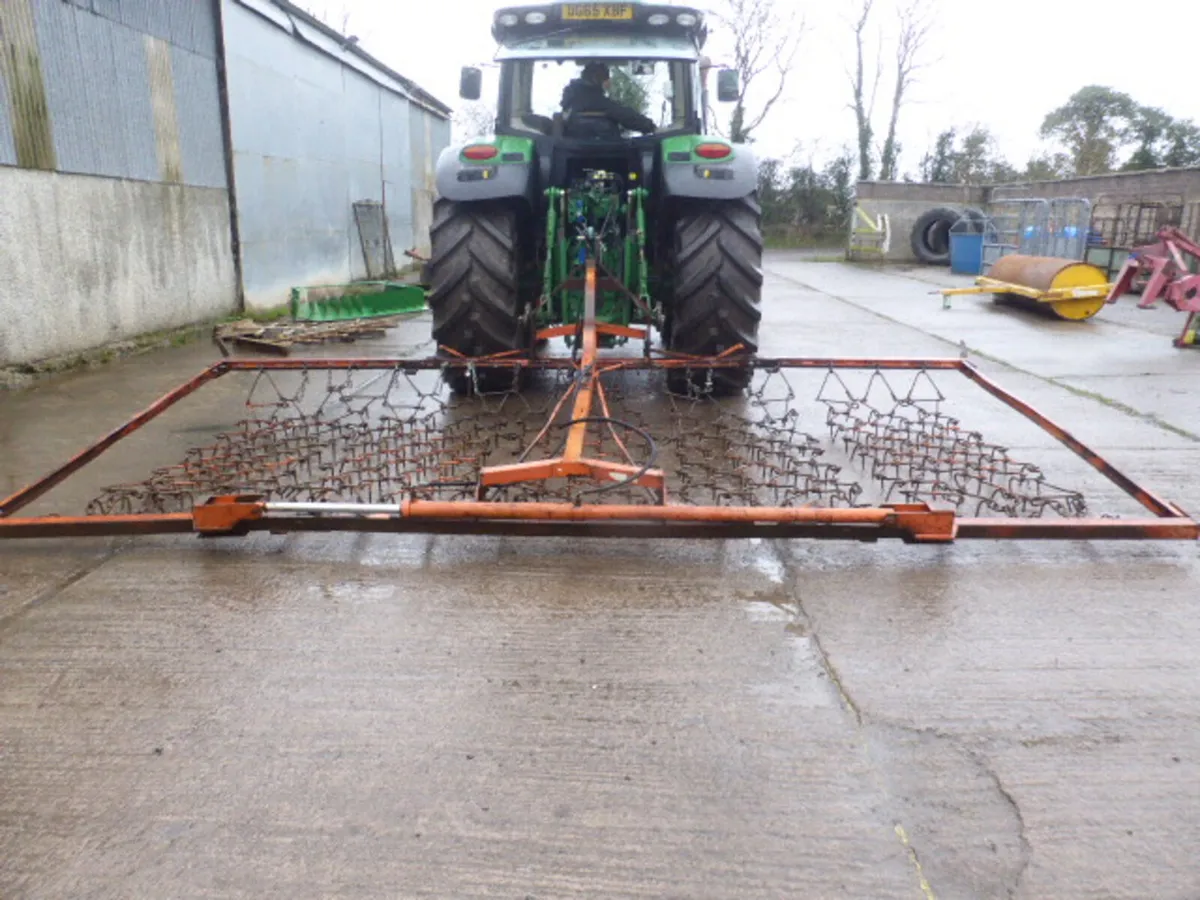 16FT Mounted Chain Harrow Hydraulic Folding - Image 3