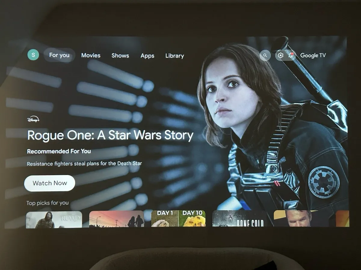 New Wimius G1 Google TV Projector 4K + Warranty - Image 3