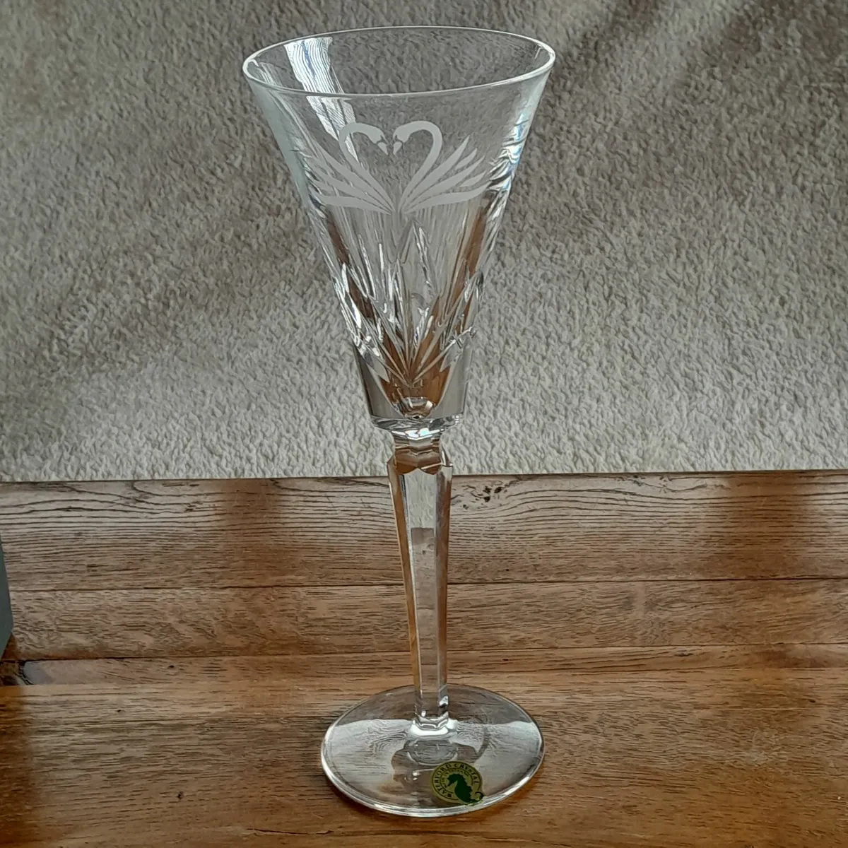 Vintage waterford crystal champagne glasses - Image 1