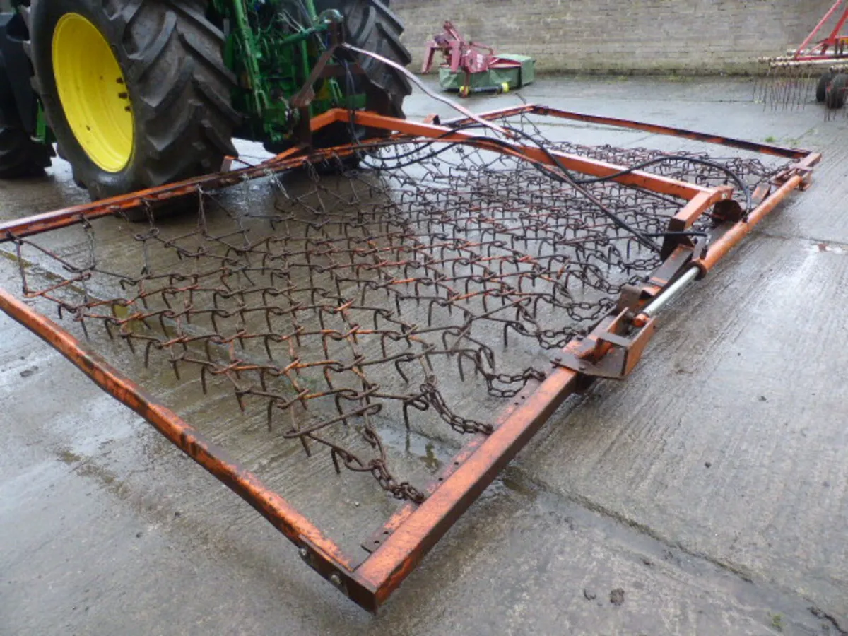 16FT Mounted Chain Harrow Hydraulic Folding - Image 4