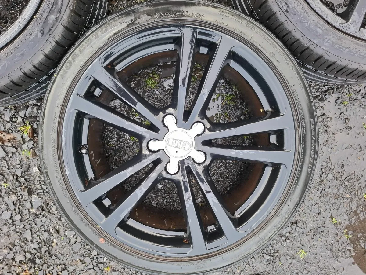 18" Audi Vw Seat Skoda Alloys with tyres - Image 2