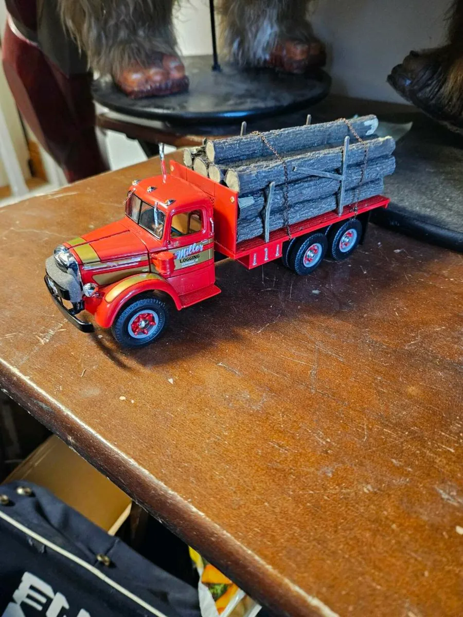 Corgi First Gear Mack Log Truck 1.34 - Image 1