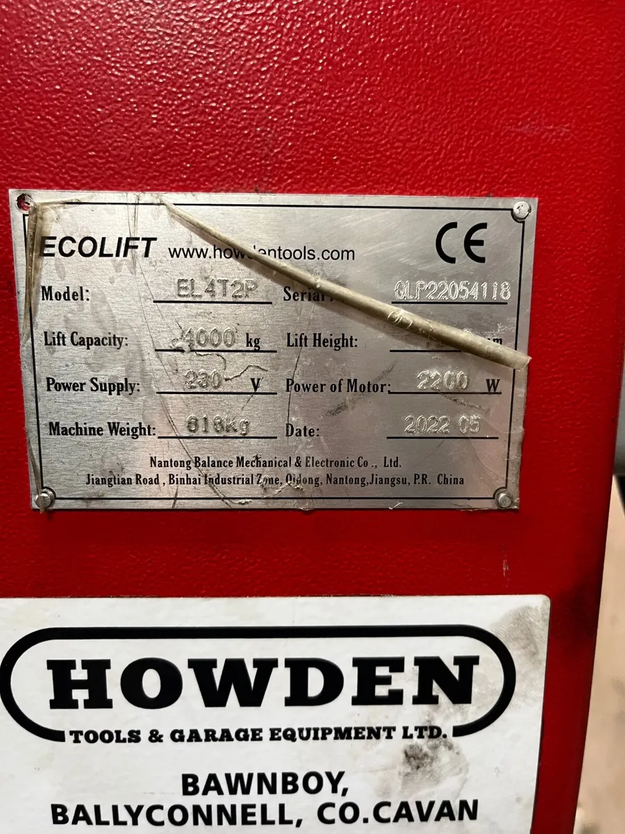 4 ton lift - Image 3