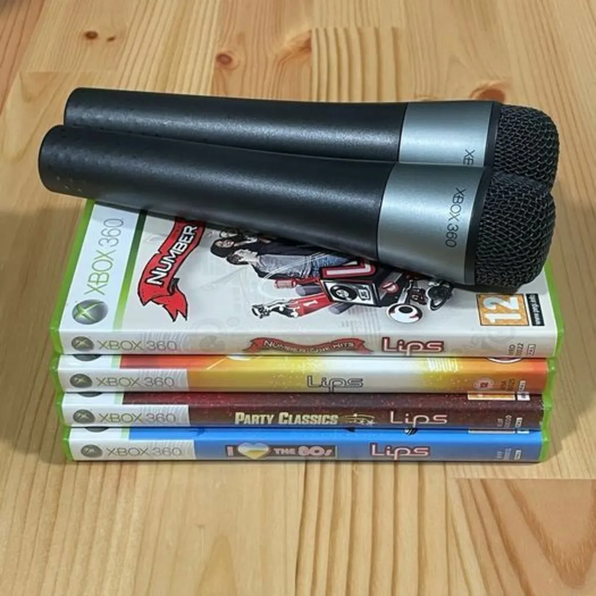 Xbox 360 Karaoke games Lips + 2 Microphones - Image 1