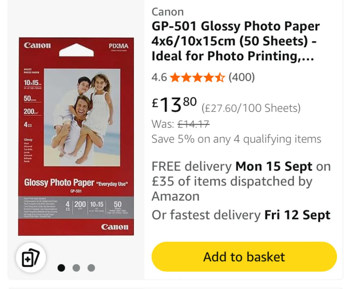Canon Glossy Photo Paper - Image 2