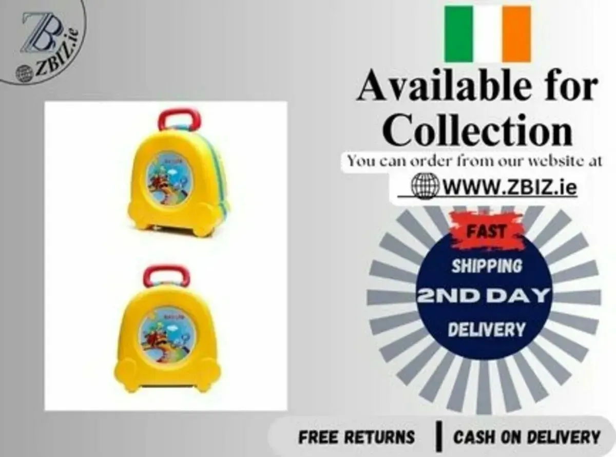Toilet for Kids Portable Travel Sink Set Foldable - Image 1