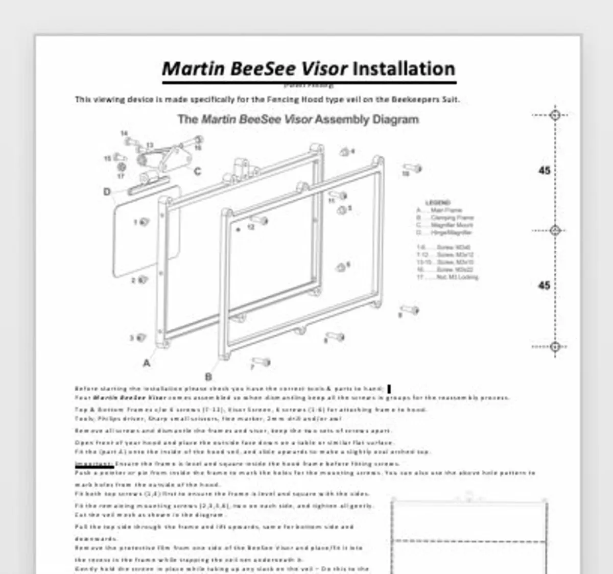 Martin BeeSee Visor - Image 4