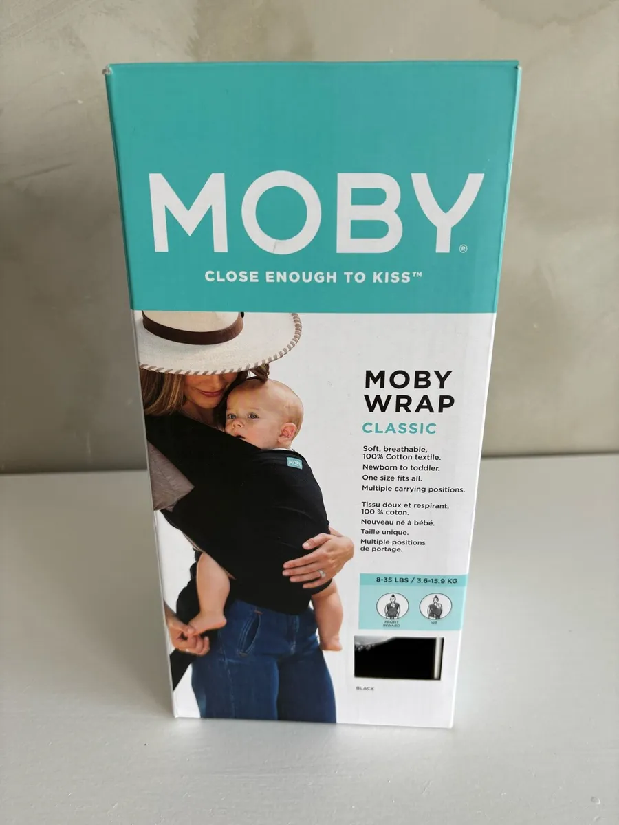 Moby wrap baby carrier - Image 1