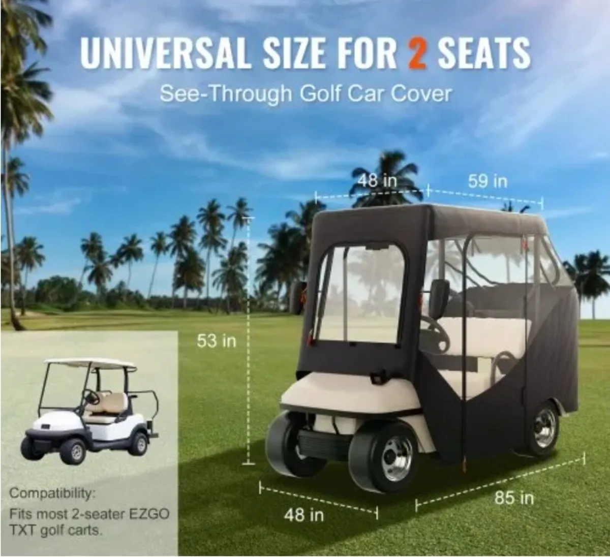 Golf buggy rain cover - Image 1