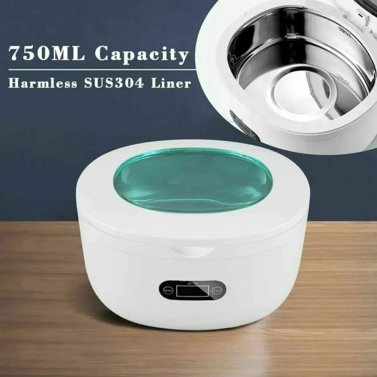 Ultrasonic Cleaner 750ml Strong Compact Design - Image 3