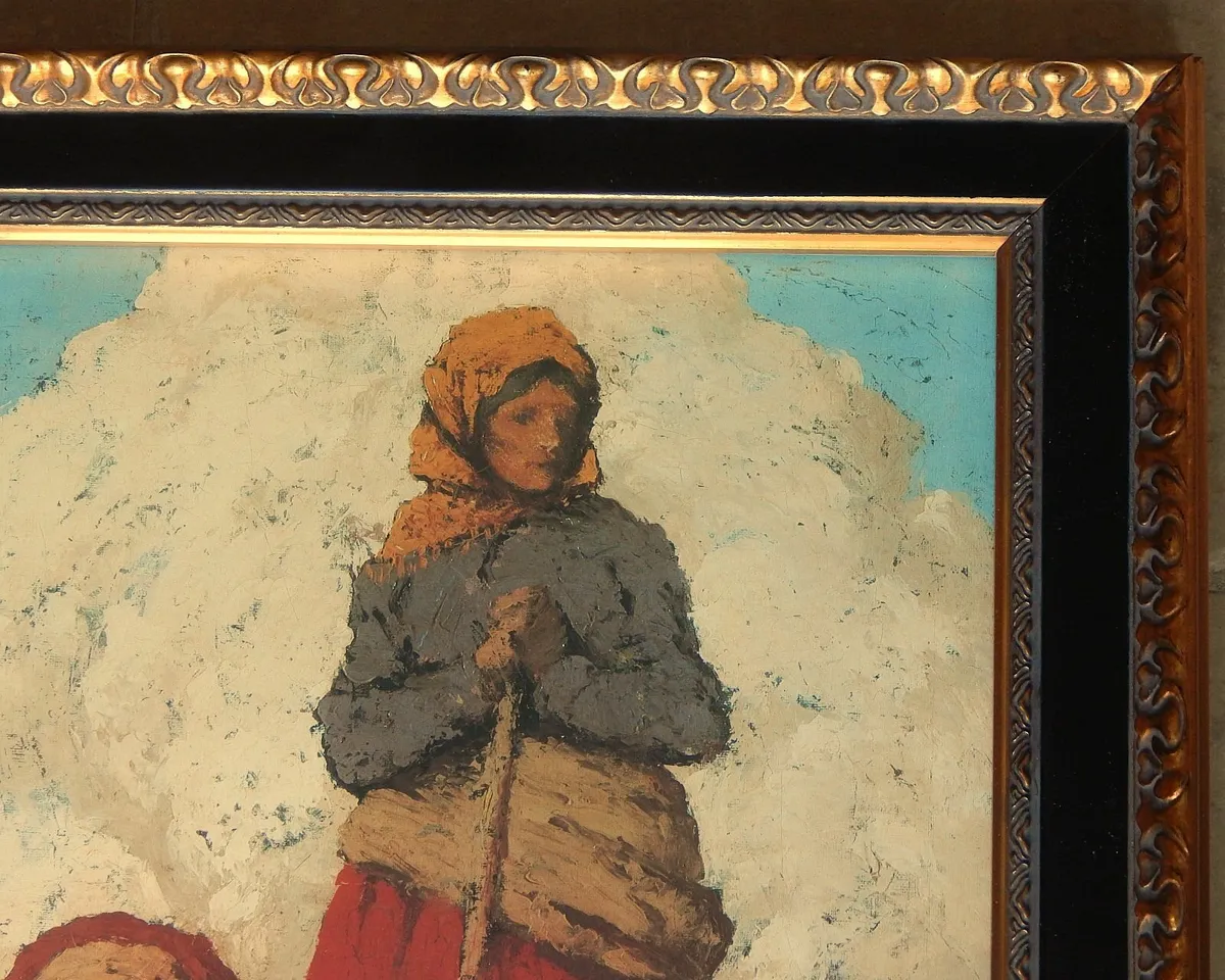 Large Print of The Potato Diggers by Paul Henry - Image 3