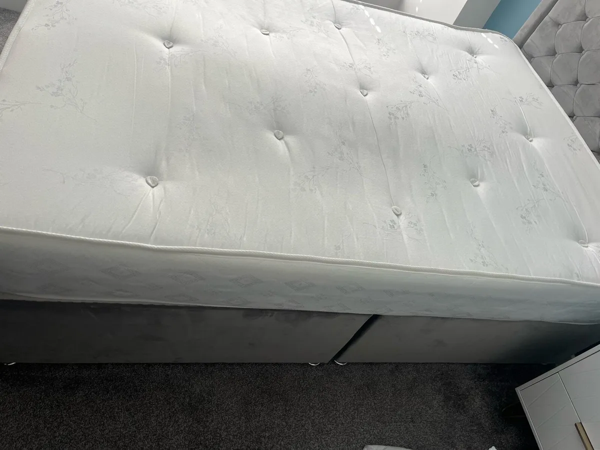 Double Bed frame and mattress - Image 2