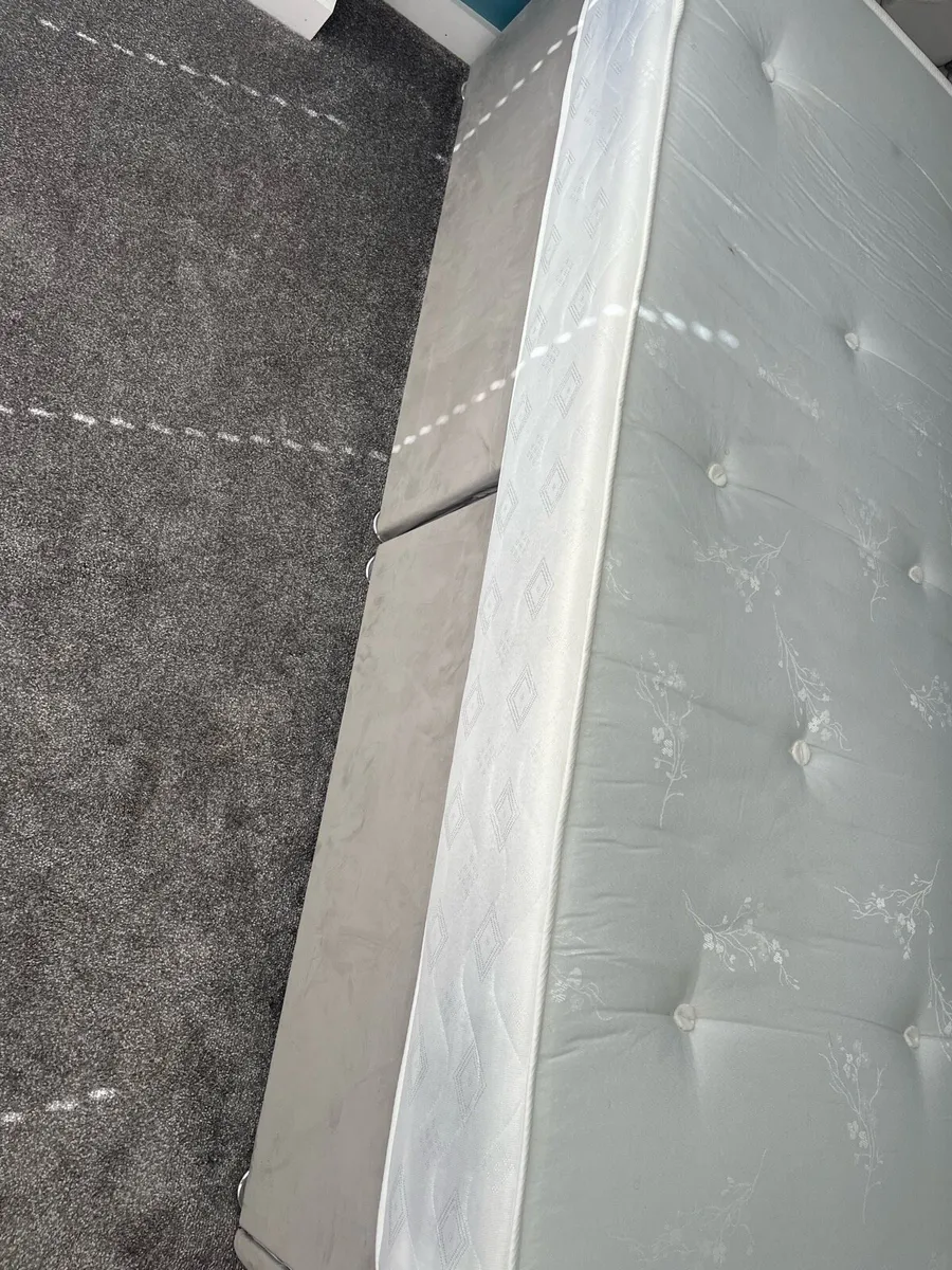 Double Bed frame and mattress - Image 3