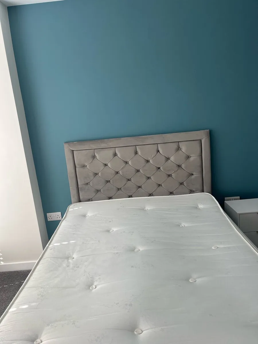 Double Bed frame and mattress - Image 1