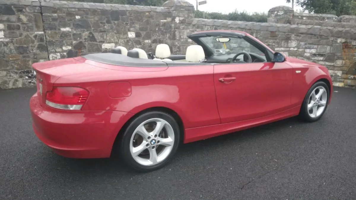 BMW 118i Cabriolet With Leather. New NCT. - Image 3