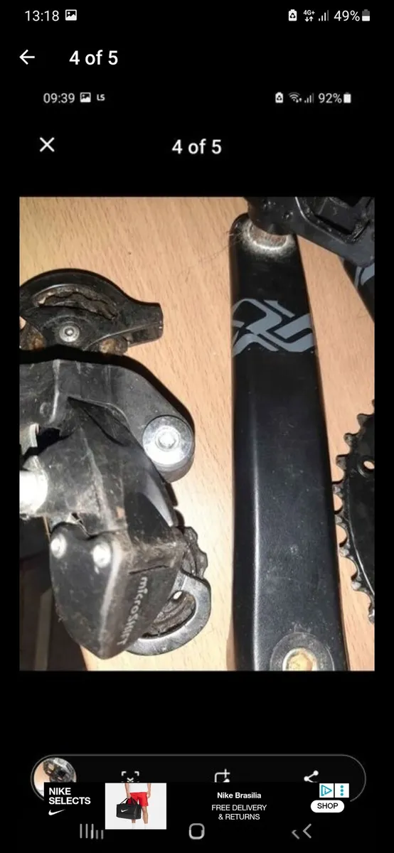 Shimano 2 x 8 groupset - Image 4