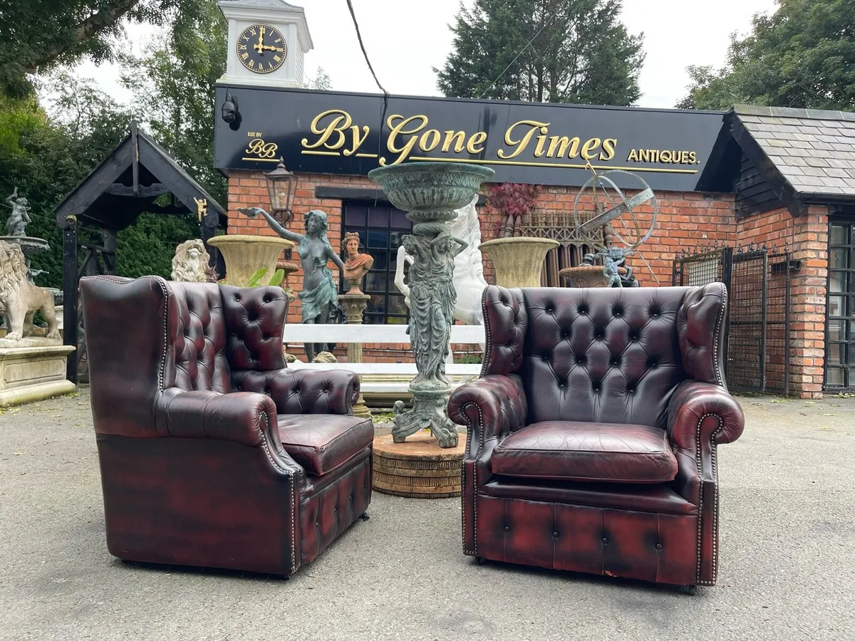 Chesterfield matching chairs - Image 2