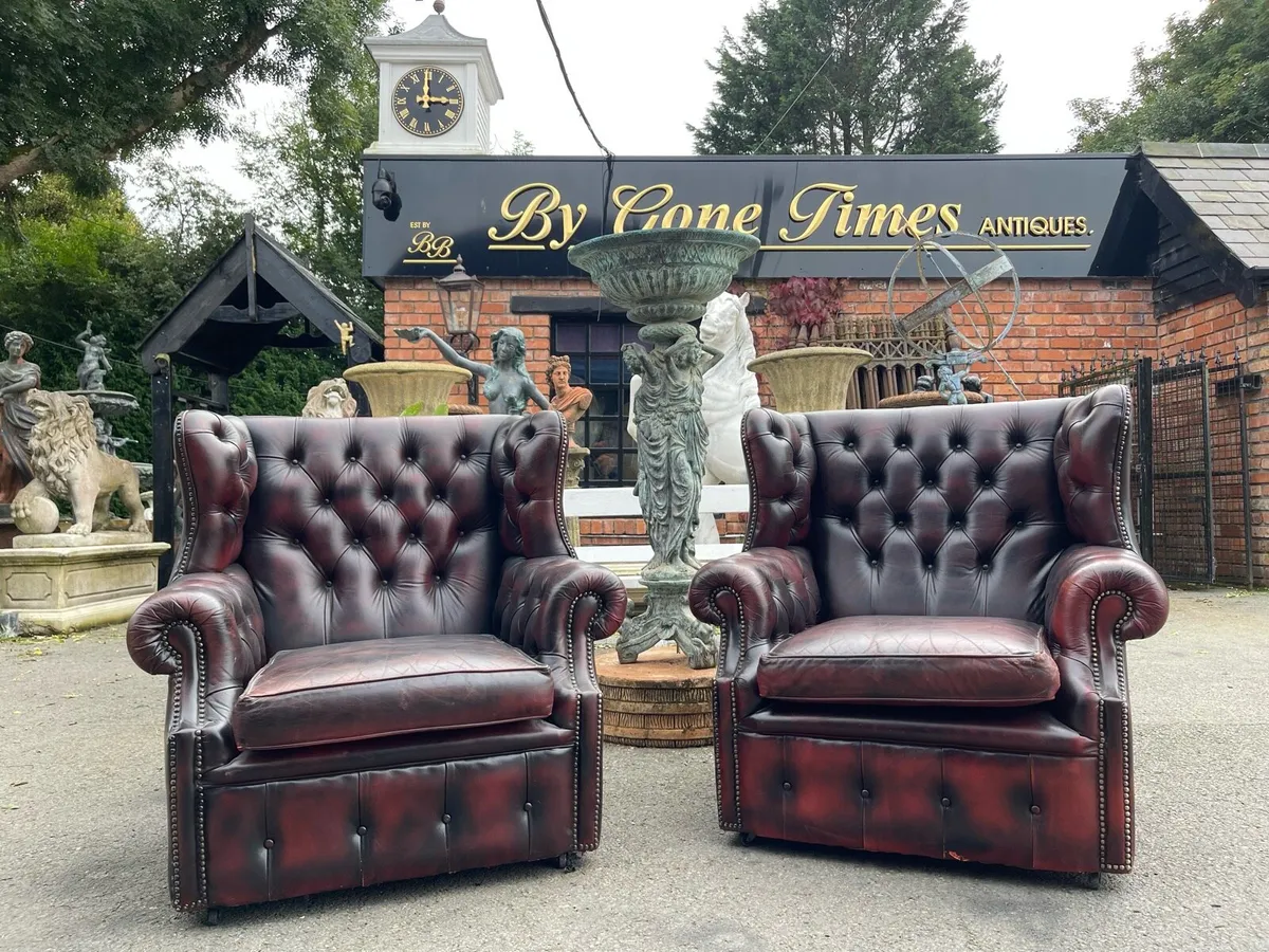 Chesterfield matching chairs - Image 3