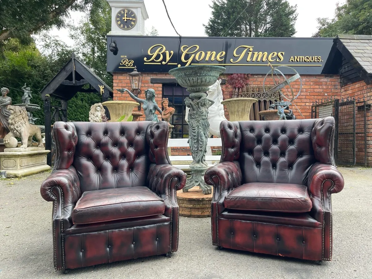 Chesterfield matching chairs - Image 4