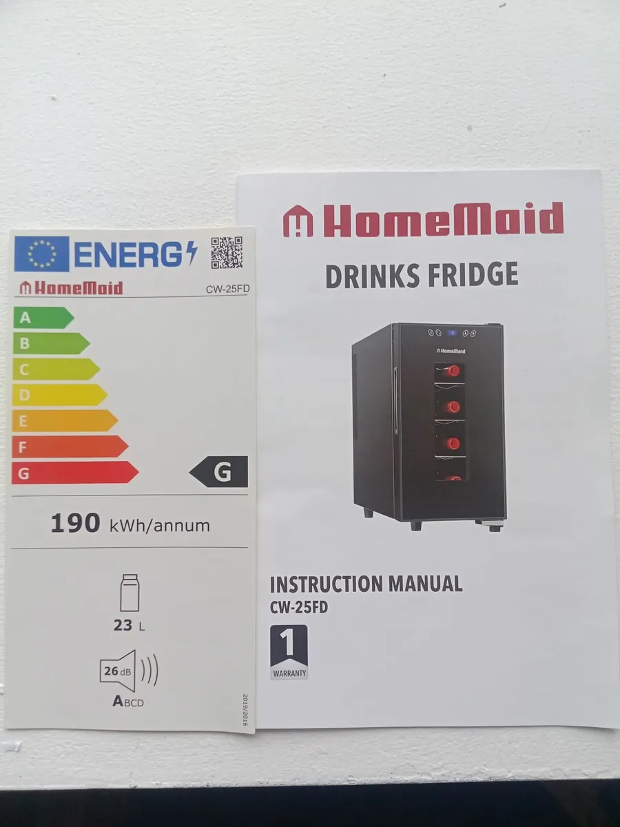 Drinks fridge counter top