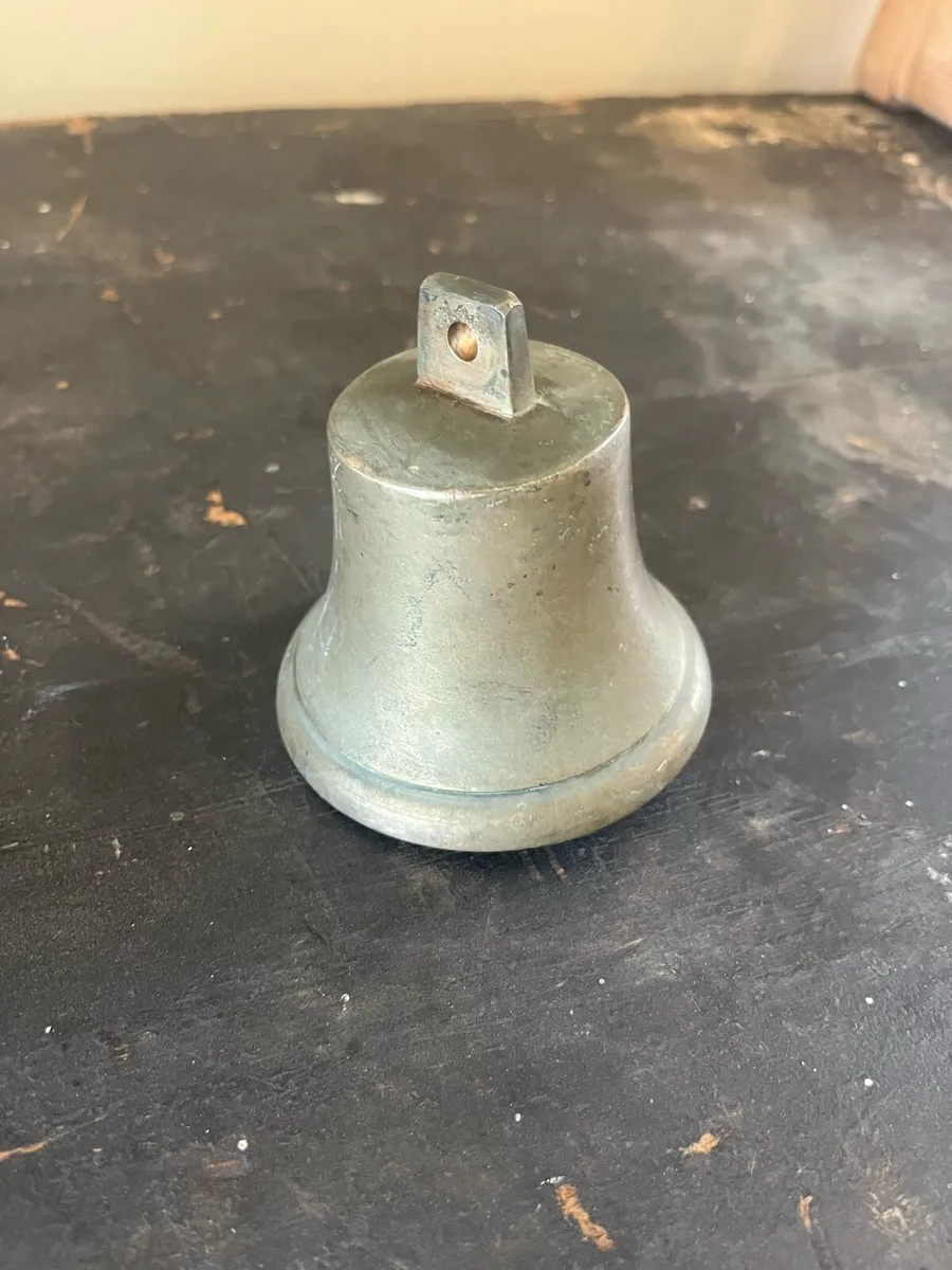 Antique Brass Ships Bell - Image 2