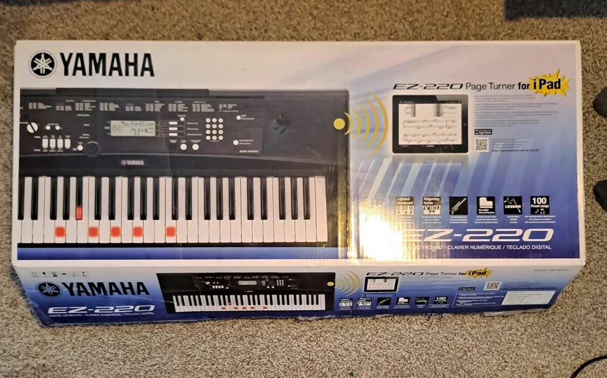 Yamaha EZ 220 keyboard - Image 1