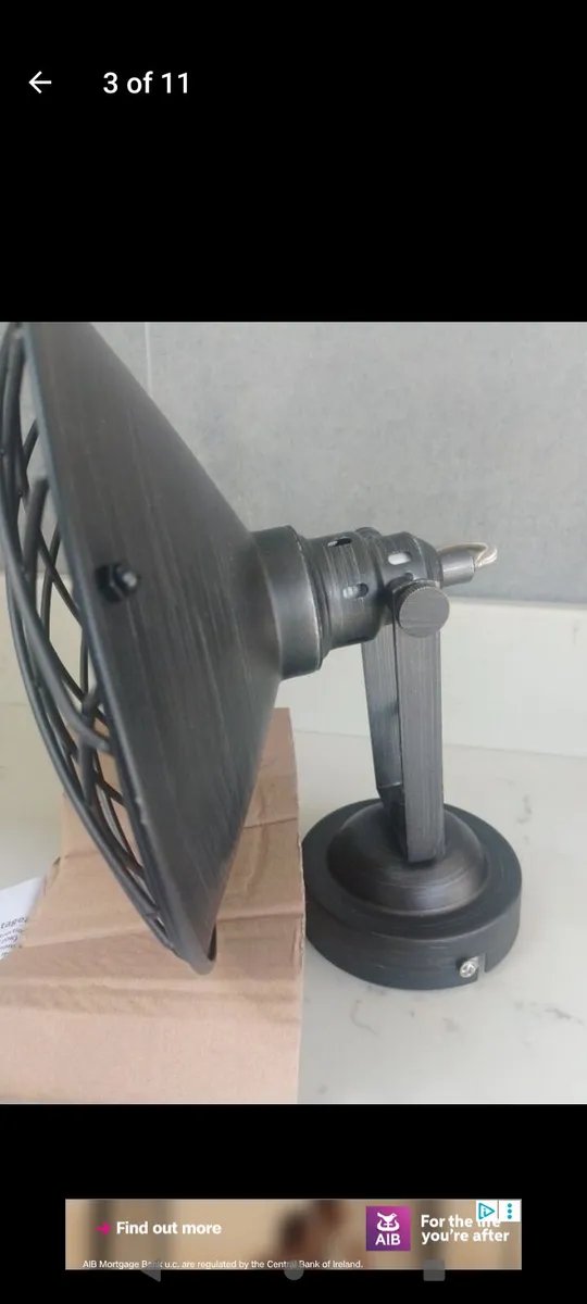 Lindby rustic industrial wall light - Image 3