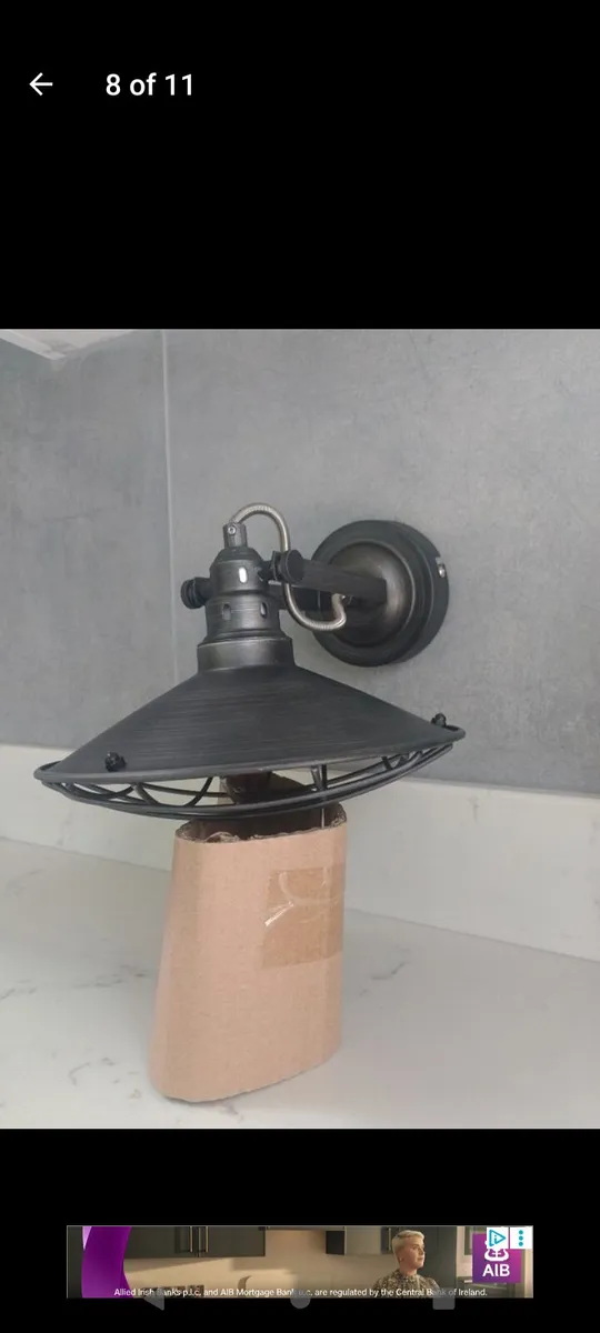 Lindby rustic industrial wall light - Image 4