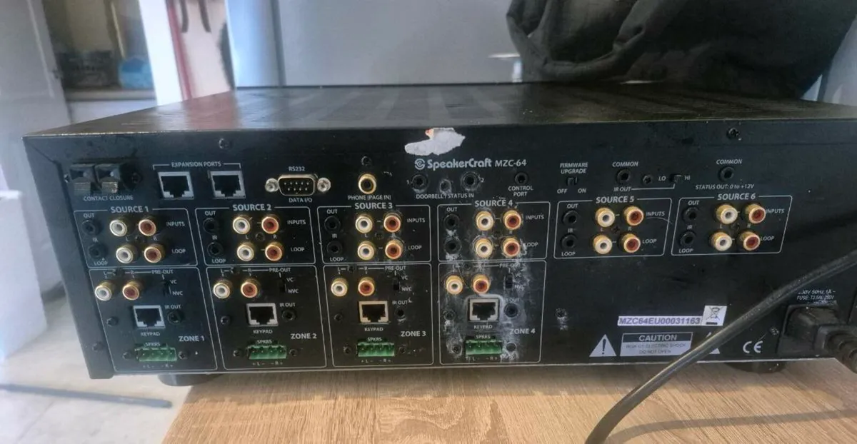 4 zone amplifier SpeakerCraft MZC-64 HiFi Multi-Zo - Image 4