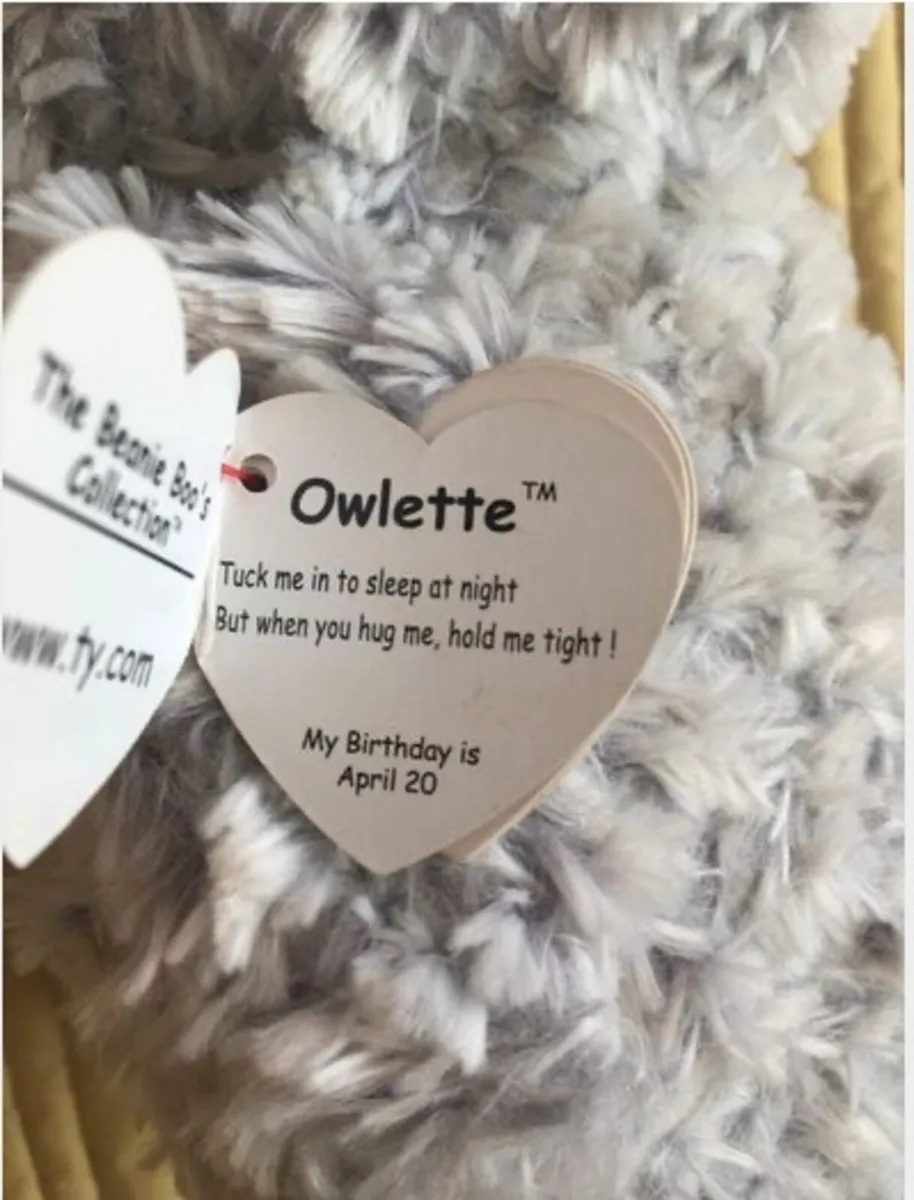 Owlette Beanie Boo TY Teddy BNWT - Image 4