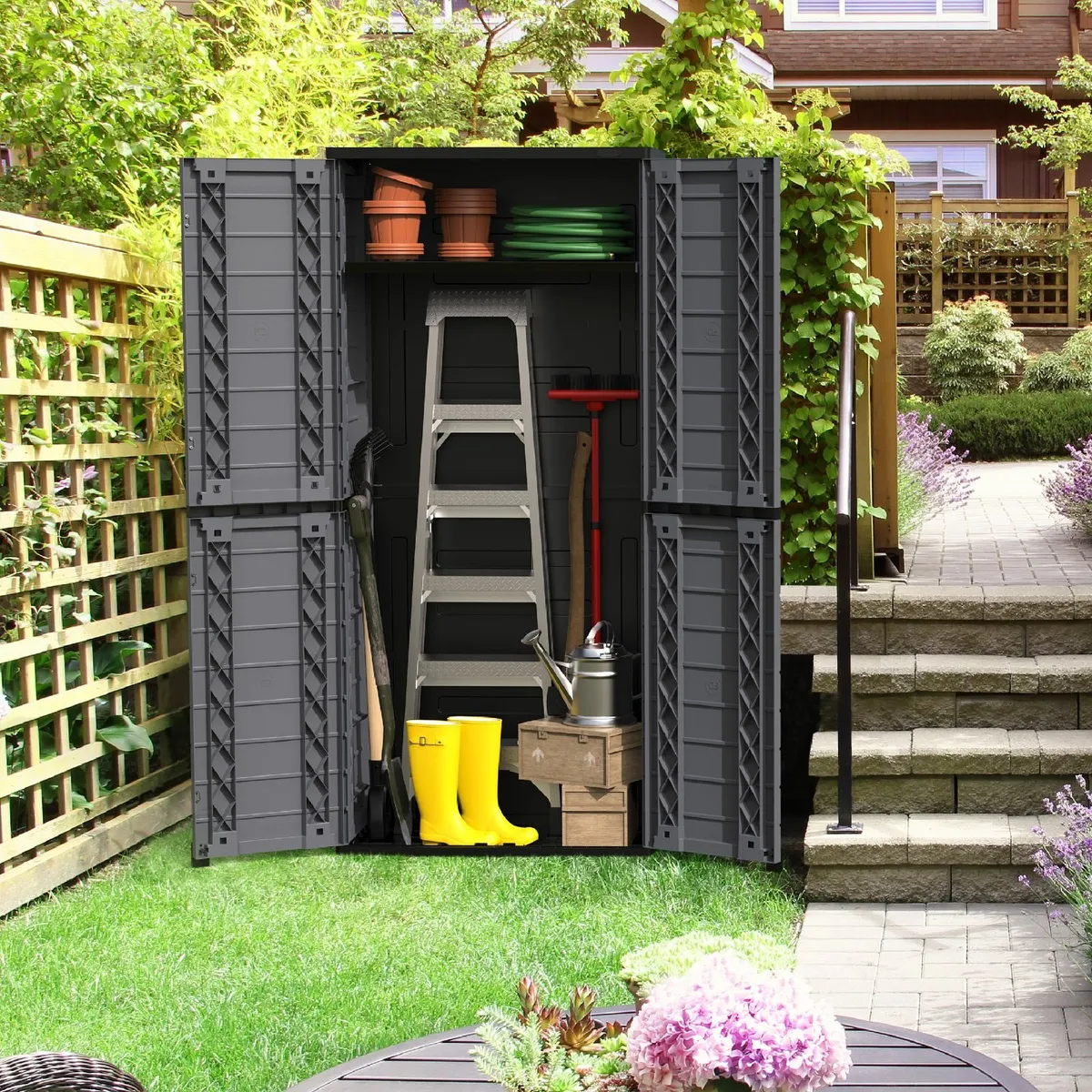 Duramax Tall Vertical Storage Cabinet - Image 4