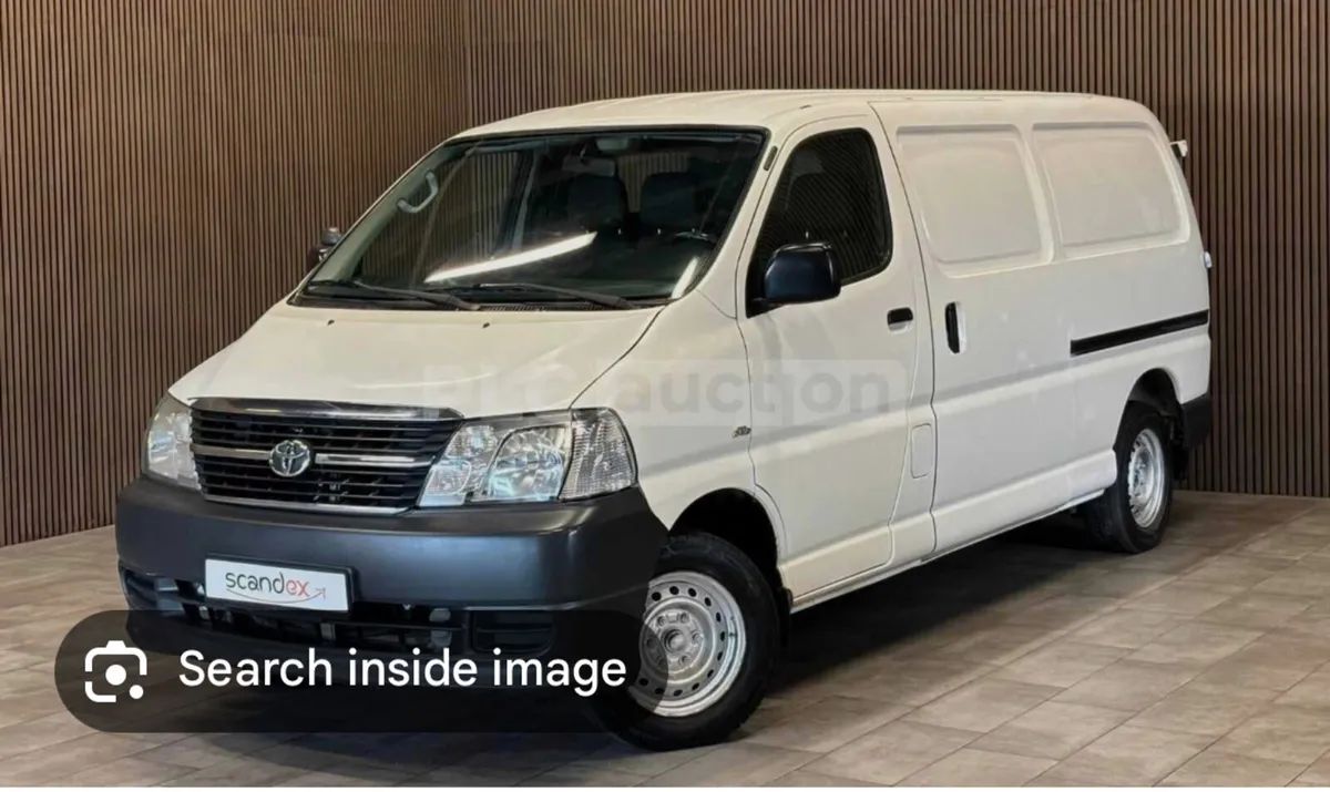 Looking for a Toyota hiace 2010 pm