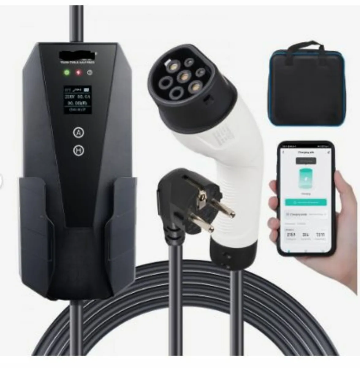 Portable EV Charger Type 2, 16A 3.7 kW - Image 1