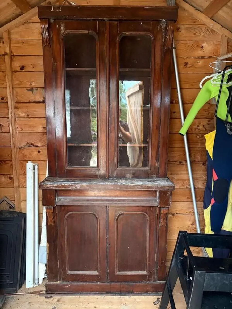 Wood Display Unit Cabinet - Image 1