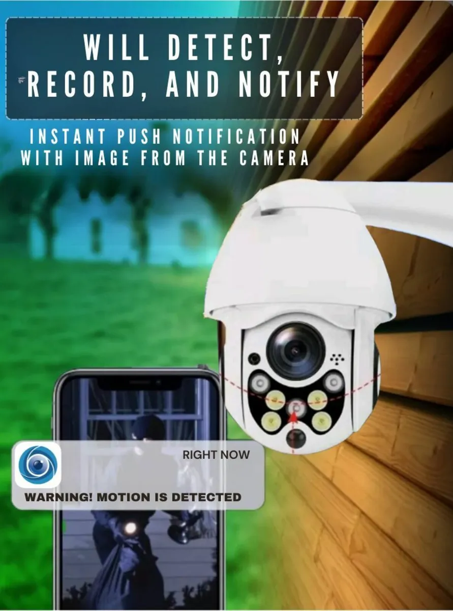 New WiFi PTZ Camera Home CCTV Farm Calving - Image 3