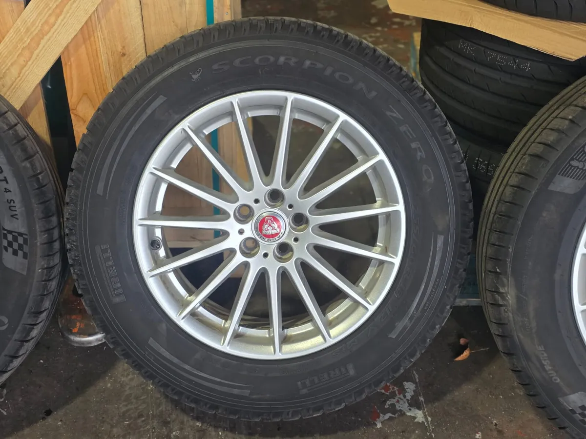 4 Genuine 18" Jaguar Alloys 5X108 - Image 4