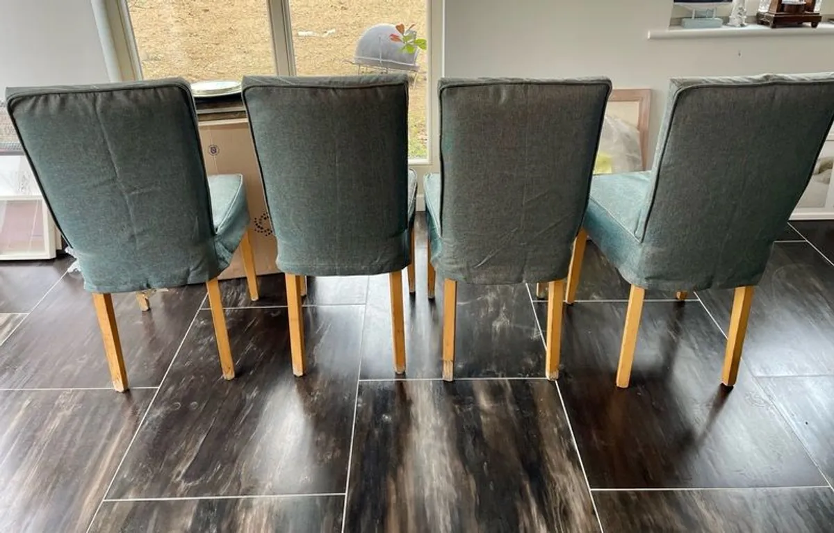 dining chairs x 4 - Image 2